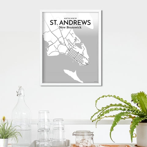 St. Andrews City Map Poster – Detailed Art Print of St. Andrews, Scotland for Home Decor, Office Decor, Travel Art, and Unique Gifts