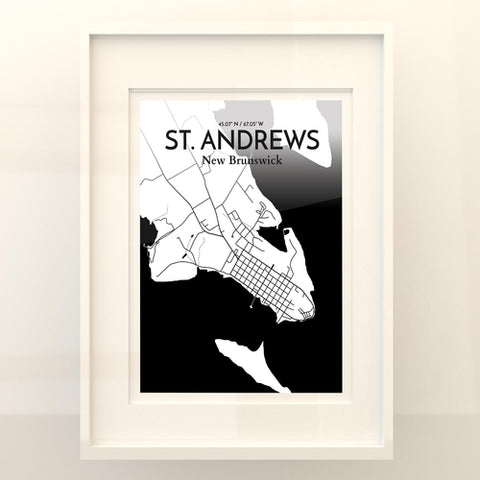 St. Andrews City Map Poster – Detailed Art Print of St. Andrews, Scotland for Home Decor, Office Decor, Travel Art, and Unique Gifts