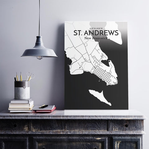 St. Andrews City Map Poster – Detailed Art Print of St. Andrews, Scotland for Home Decor, Office Decor, Travel Art, and Unique Gifts