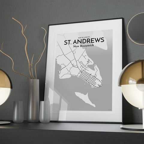 St. Andrews City Map Poster – Detailed Art Print of St. Andrews, Scotland for Home Decor, Office Decor, Travel Art, and Unique Gifts