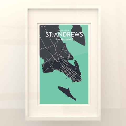 St. Andrews City Map Poster – Detailed Art Print of St. Andrews, Scotland for Home Decor, Office Decor, Travel Art, and Unique Gifts