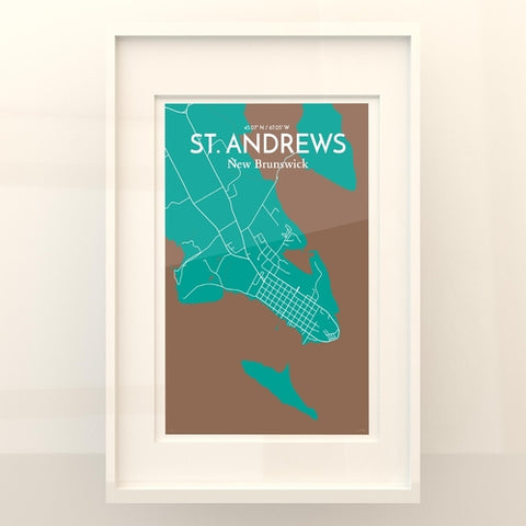 St. Andrews City Map Poster – Detailed Art Print of St. Andrews, Scotland for Home Decor, Office Decor, Travel Art, and Unique Gifts