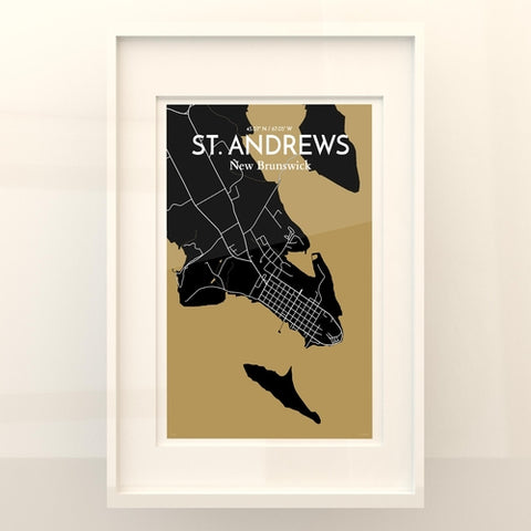 St. Andrews City Map Poster – Detailed Art Print of St. Andrews, Scotland for Home Decor, Office Decor, Travel Art, and Unique Gifts