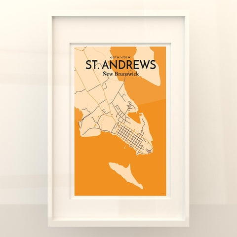 St. Andrews City Map Poster – Detailed Art Print of St. Andrews, Scotland for Home Decor, Office Decor, Travel Art, and Unique Gifts