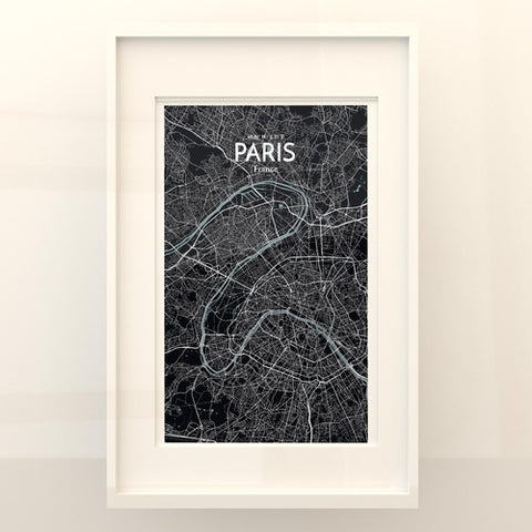 Paris City Map Poster – Detailed Art Print of Paris, France for Home Decor, Office Decor, Travel Art, and Unique Gifts