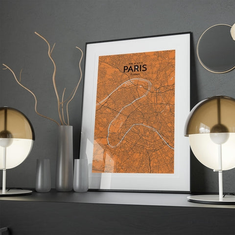 Paris City Map Poster – Detailed Art Print of Paris, France for Home Decor, Office Decor, Travel Art, and Unique Gifts