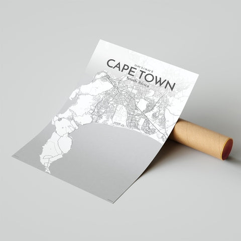Cape Town City Map Poster – Detailed Art Print of Cape Town, South Africa City Map Art for Home Decor, Office Decor, and Unique Gifts
