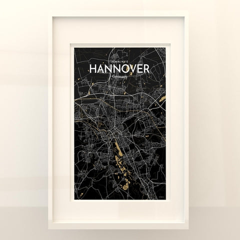 Hannover City Map Poster – Detailed Art Print of Hannover, Germany for Home Decor, Office Decor, Travel Art, and Unique Gifts