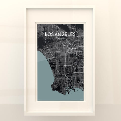 Los Angeles City Map Poster – Detailed Art Print of Los Angeles, California for Home Decor, Office Decor, Travel Art, and Unique Gifts