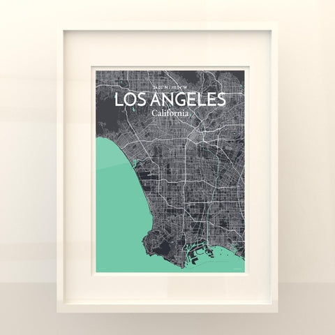 Los Angeles City Map Poster – Detailed Art Print of Los Angeles, California for Home Decor, Office Decor, Travel Art, and Unique Gifts