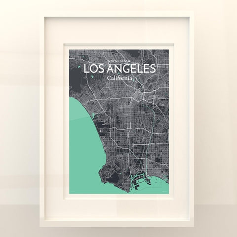 Los Angeles City Map Poster – Detailed Art Print of Los Angeles, California for Home Decor, Office Decor, Travel Art, and Unique Gifts