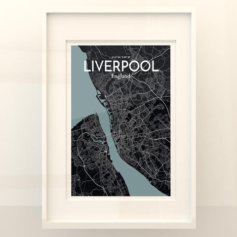 Liverpool City Map Poster – Detailed Art Print of Liverpool, England for Home Decor, Office Decor, Travel Art, and Unique Gifts