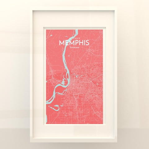 Memphis TN Map Poster – Detailed Art Print of Memphis, Tennessee City Map Art for Home Decor, Office Decor, and Unique Gifts