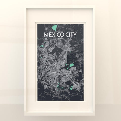 Mexico City Map Poster – Detailed Art Print of CDMX, Mexico City Map Art for Home Decor, Office Decor, and Unique Gifts