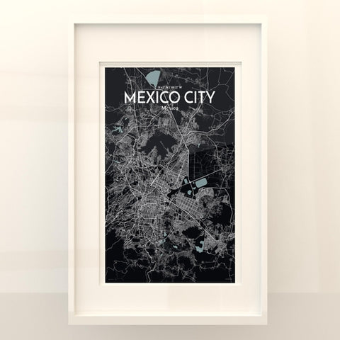 Mexico City Map Poster – Detailed Art Print of CDMX, Mexico City Map Art for Home Decor, Office Decor, and Unique Gifts