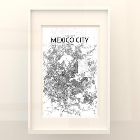 Mexico City Map Poster – Detailed Art Print of CDMX, Mexico City Map Art for Home Decor, Office Decor, and Unique Gifts