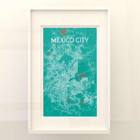 Mexico City Map Poster – Detailed Art Print of CDMX, Mexico City Map Art for Home Decor, Office Decor, and Unique Gifts