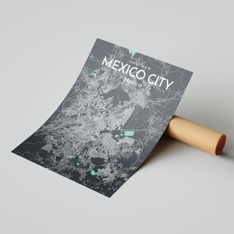 Mexico City Map Poster – Detailed Art Print of CDMX, Mexico City Map Art for Home Decor, Office Decor, and Unique Gifts