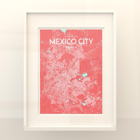 Mexico City Map Poster – Detailed Art Print of CDMX, Mexico City Map Art for Home Decor, Office Decor, and Unique Gifts