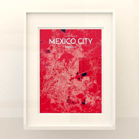 Mexico City Map Poster – Detailed Art Print of CDMX, Mexico City Map Art for Home Decor, Office Decor, and Unique Gifts