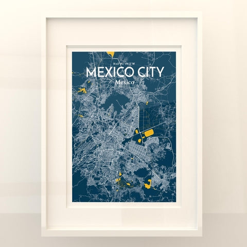 Mexico City Map Poster – Detailed Art Print of CDMX, Mexico City Map Art for Home Decor, Office Decor, and Unique Gifts