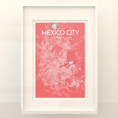 Mexico City Map Poster – Detailed Art Print of CDMX, Mexico City Map Art for Home Decor, Office Decor, and Unique Gifts