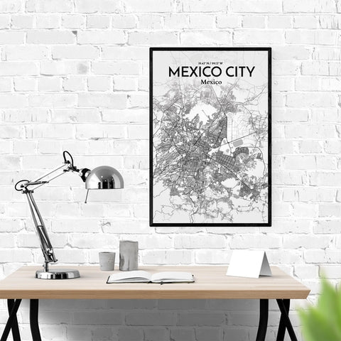 Mexico City Map Poster – Detailed Art Print of CDMX, Mexico City Map Art for Home Decor, Office Decor, and Unique Gifts