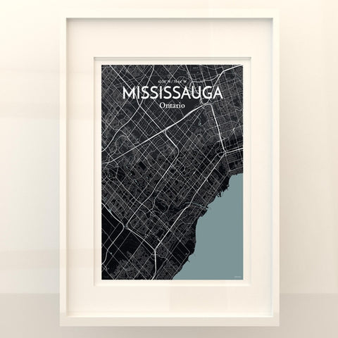 Mississauga City Map Poster – Detailed Art Print of Mississauga, Ontario for Home Decor, Office Decor, Travel Art, and Unique Gifts