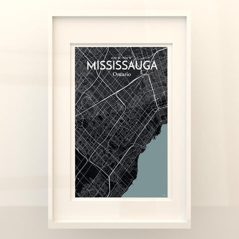 Mississauga City Map Poster – Detailed Art Print of Mississauga, Ontario for Home Decor, Office Decor, Travel Art, and Unique Gifts