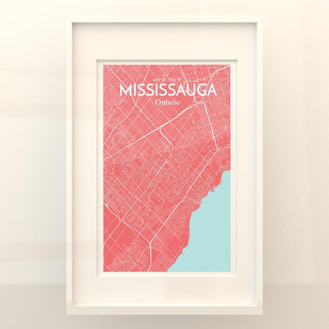 Mississauga City Map Poster – Detailed Art Print of Mississauga, Ontario for Home Decor, Office Decor, Travel Art, and Unique Gifts