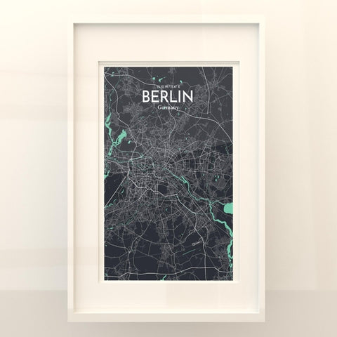 Berlin City Map Poster – Detailed Art Print of Berlin, Germany for Home Decor, Office Decor, Travel Art, and Unique Gifts