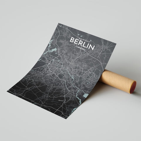 Berlin City Map Poster – Detailed Art Print of Berlin, Germany for Home Decor, Office Decor, Travel Art, and Unique Gifts