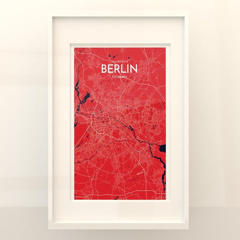 Berlin City Map Poster – Detailed Art Print of Berlin, Germany for Home Decor, Office Decor, Travel Art, and Unique Gifts