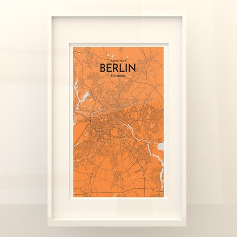 Berlin City Map Poster – Detailed Art Print of Berlin, Germany for Home Decor, Office Decor, Travel Art, and Unique Gifts