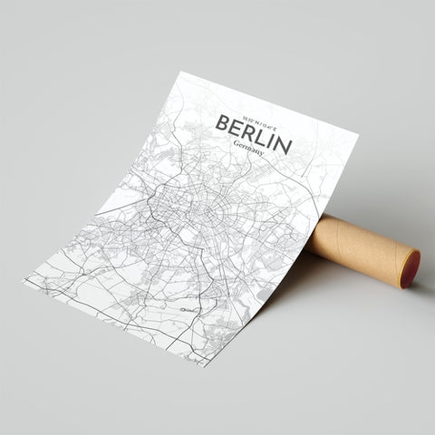 Berlin City Map Poster – Detailed Art Print of Berlin, Germany for Home Decor, Office Decor, Travel Art, and Unique Gifts