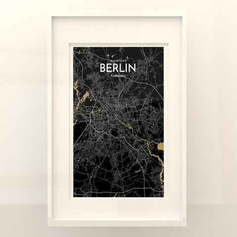 Berlin City Map Poster – Detailed Art Print of Berlin, Germany for Home Decor, Office Decor, Travel Art, and Unique Gifts