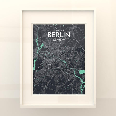 Berlin City Map Poster – Detailed Art Print of Berlin, Germany for Home Decor, Office Decor, Travel Art, and Unique Gifts