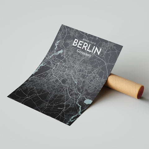 Berlin City Map Poster – Detailed Art Print of Berlin, Germany for Home Decor, Office Decor, Travel Art, and Unique Gifts