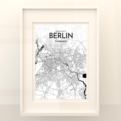 Berlin City Map Poster – Detailed Art Print of Berlin, Germany for Home Decor, Office Decor, Travel Art, and Unique Gifts