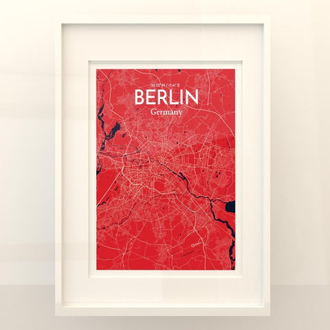 Berlin City Map Poster – Detailed Art Print of Berlin, Germany for Home Decor, Office Decor, Travel Art, and Unique Gifts