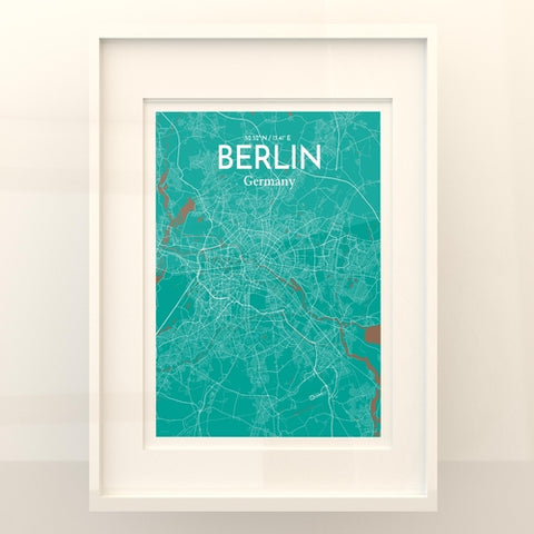 Berlin City Map Poster – Detailed Art Print of Berlin, Germany for Home Decor, Office Decor, Travel Art, and Unique Gifts