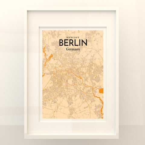 Berlin City Map Poster – Detailed Art Print of Berlin, Germany for Home Decor, Office Decor, Travel Art, and Unique Gifts