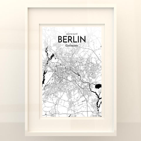 Berlin City Map Poster – Detailed Art Print of Berlin, Germany for Home Decor, Office Decor, Travel Art, and Unique Gifts