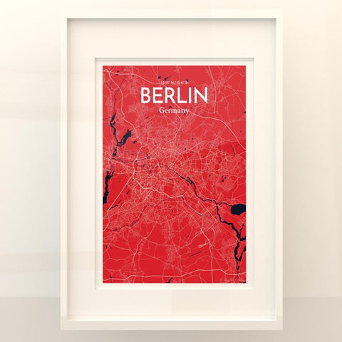 Berlin City Map Poster – Detailed Art Print of Berlin, Germany for Home Decor, Office Decor, Travel Art, and Unique Gifts