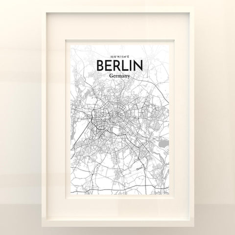 Berlin City Map Poster – Detailed Art Print of Berlin, Germany for Home Decor, Office Decor, Travel Art, and Unique Gifts