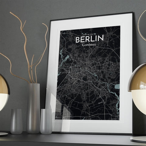 Berlin City Map Poster – Detailed Art Print of Berlin, Germany for Home Decor, Office Decor, Travel Art, and Unique Gifts