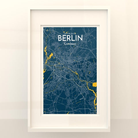 Berlin City Map Poster – Detailed Art Print of Berlin, Germany for Home Decor, Office Decor, Travel Art, and Unique Gifts