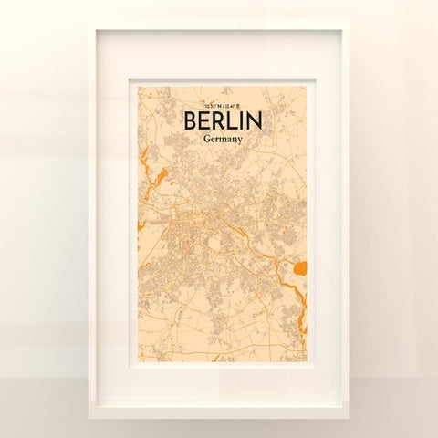 Berlin City Map Poster – Detailed Art Print of Berlin, Germany for Home Decor, Office Decor, Travel Art, and Unique Gifts