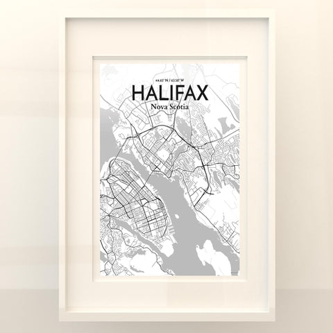 Halifax City Map Poster – Detailed Art Print of Nova Scotia City, Halifax City Map Art for Home Decor, Office Decor, and Unique Gifts