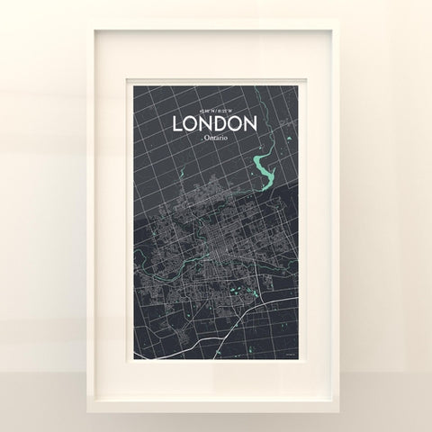 London Ontario City Map Poster – Detailed Art Print of London, Ontario for Home Decor, Office Decor, Travel Art, and Unique Gifts